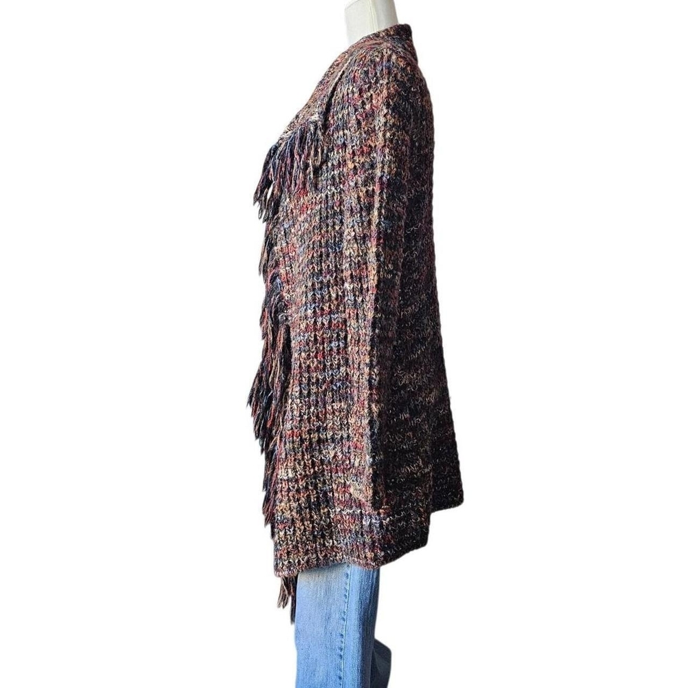 Peruvian Connection Multicolor Wool Blend Fringe … - image 6